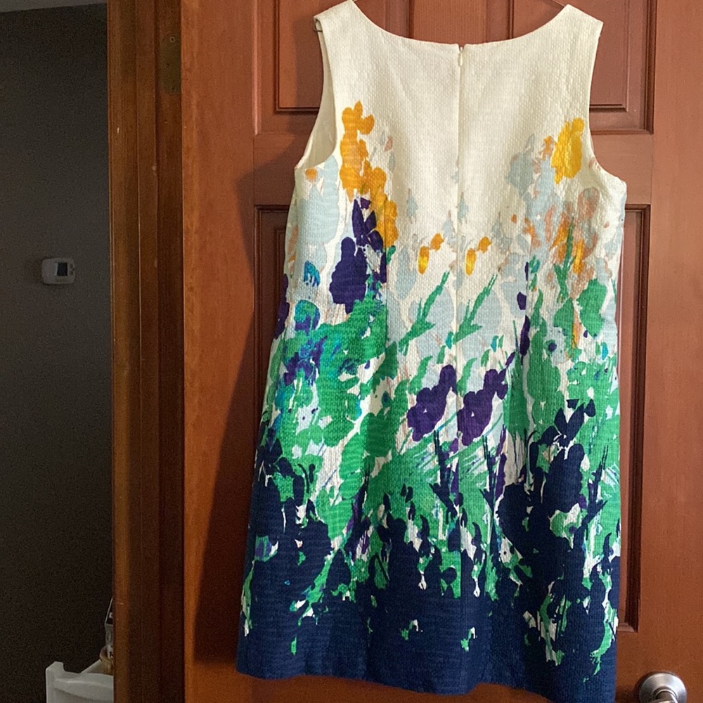 Eliza J Sleeveless Dress size 16. 100% Cotton. Lined - Picture 2 of 9